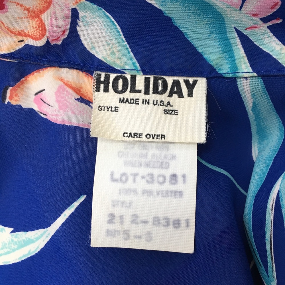 Vintage 80s Does 40s Sheer Floral Midi Dress - Picture 8 of 8